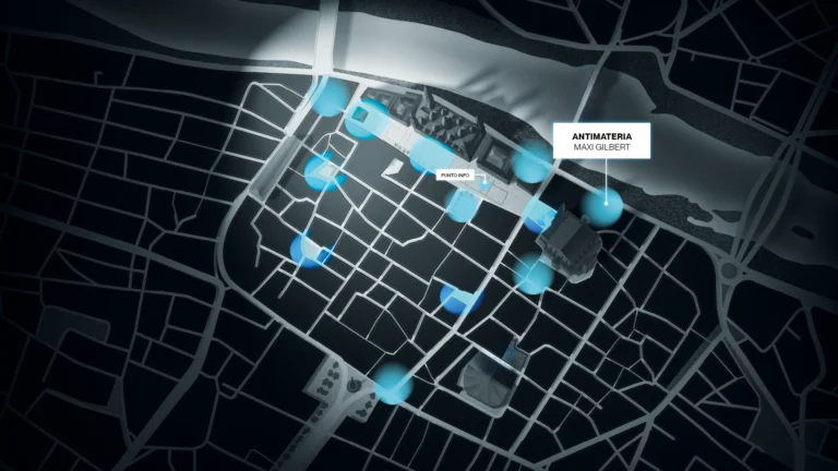 Mapa Festival Luce Zaragoza Antimateria Maxi Gilbert